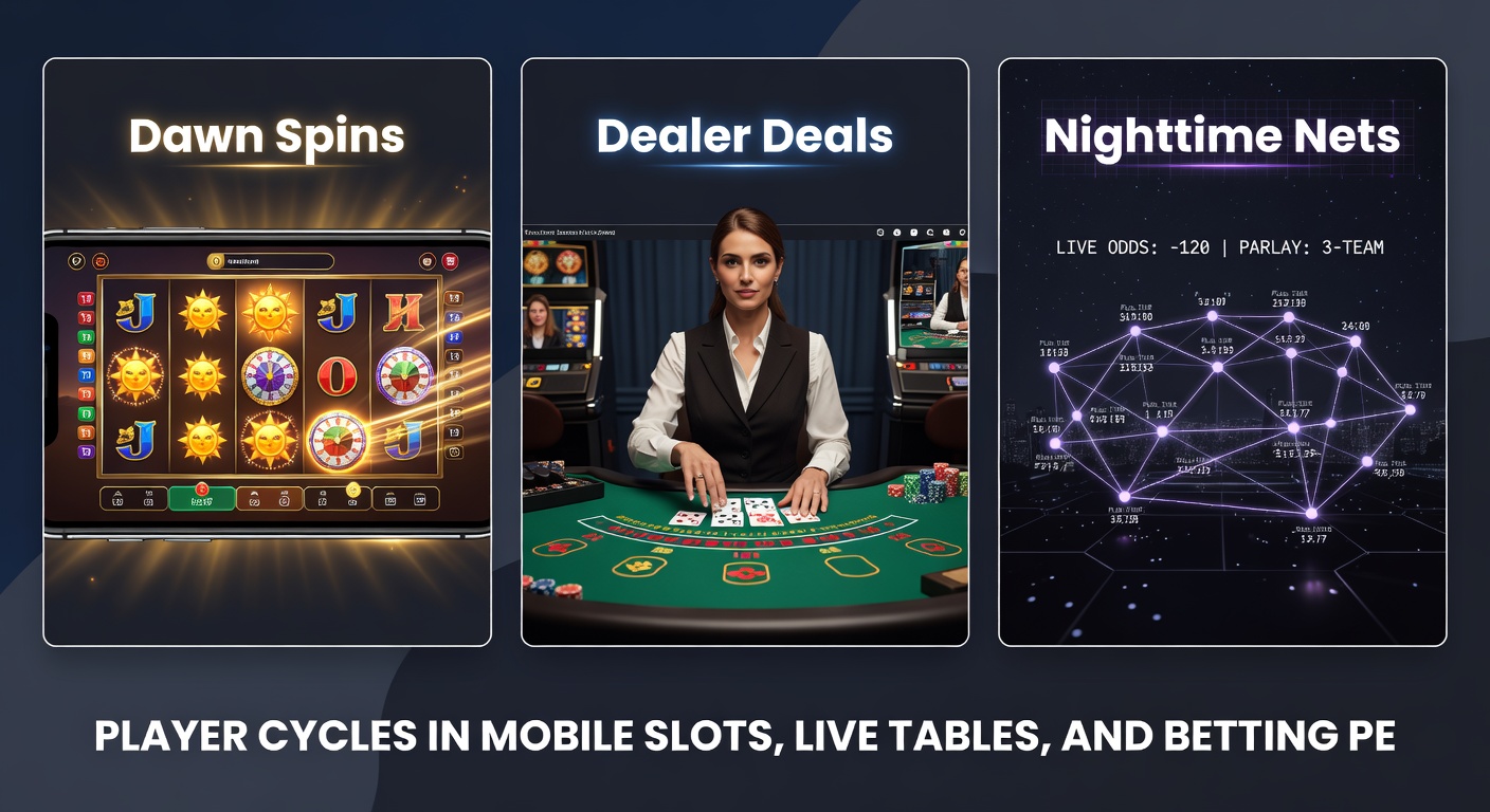Crowd of bettors watching live sports on screens during nighttime, highlighting peak betting activity in dimly lit rooms