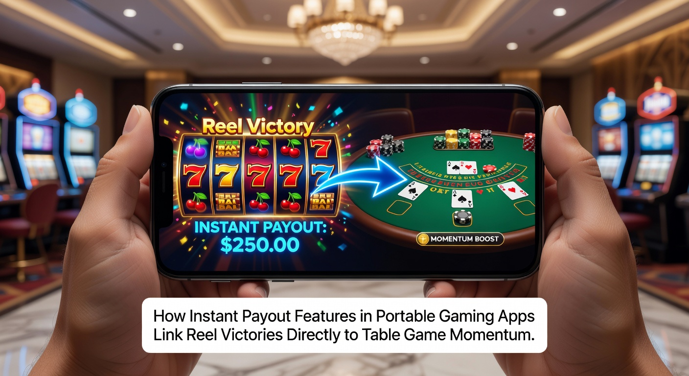 Screen capture of mobile app showing reel win credits fueling roulette bets and live sports event wagers