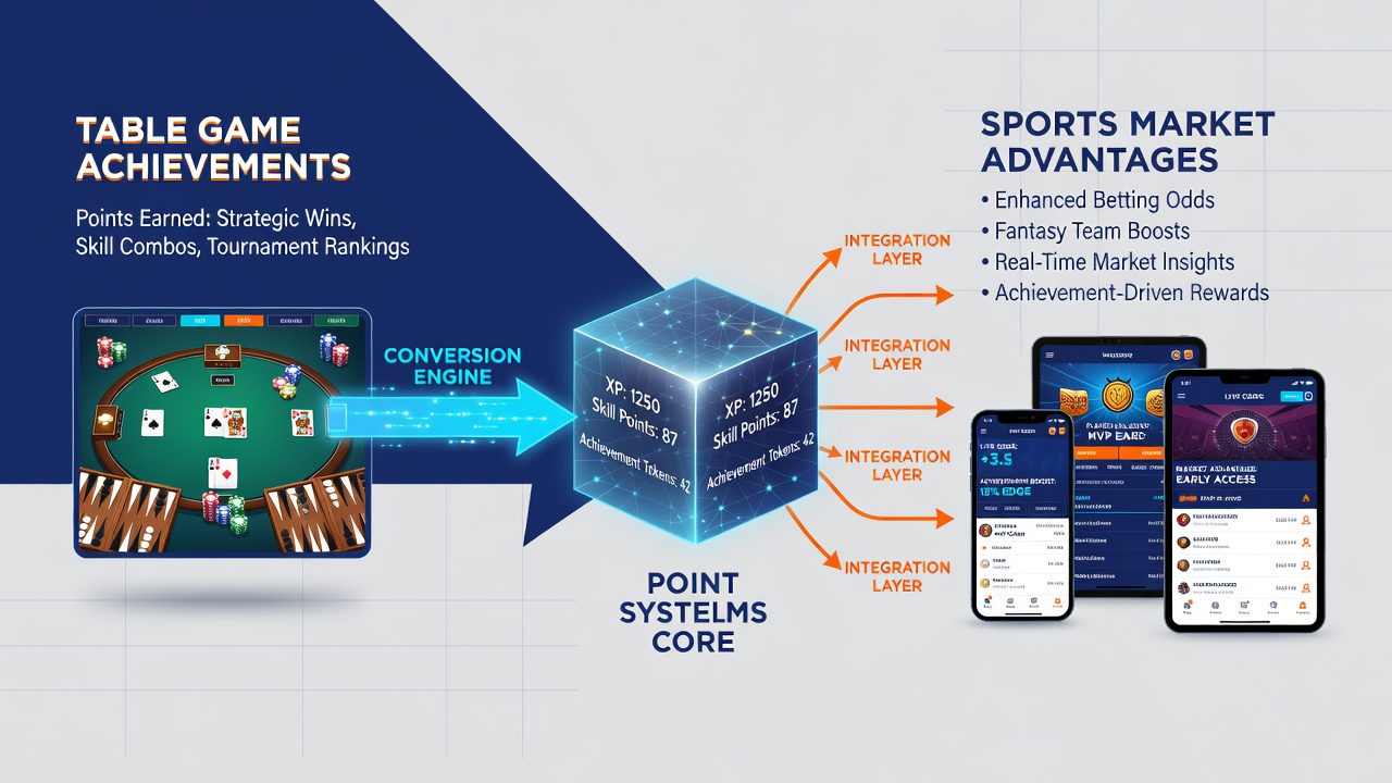 User dashboard showing converted points applied as sports betting advantages on mobile