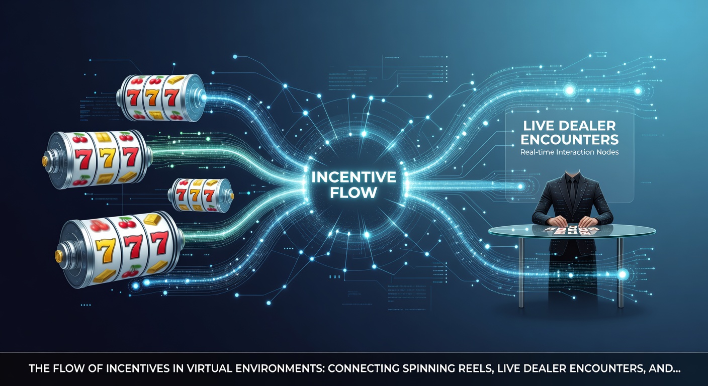 Diagram showing data flows and reward transfers among virtual slots, live dealer games, and event-based betting markets